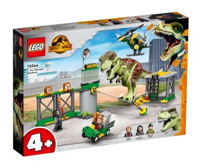 Конструктор LEGO Jurassic World 76944 - Бягство на тиранозавър рекс