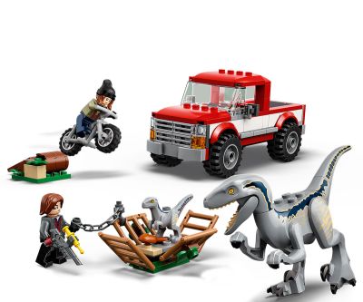 Конструктор LEGO Jurassic World 76946 - Хващането на велосирапторите Blue и Beta