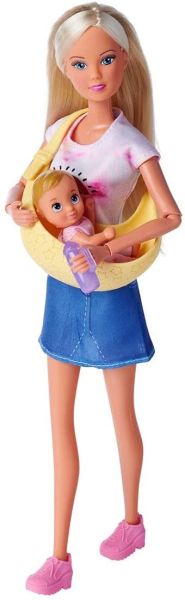 Кукла Steffi Love с раница за бебе Simba 105733538 