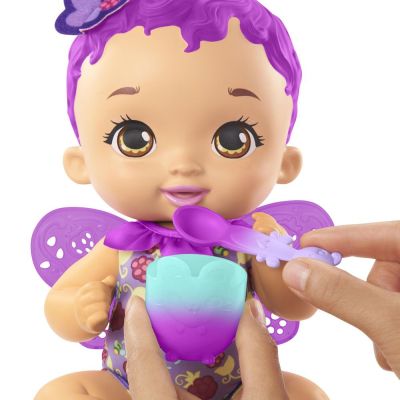 Кукла Бебе Пеперуда с лилава коса MY GARDEN BABY BerryHungry GYP00