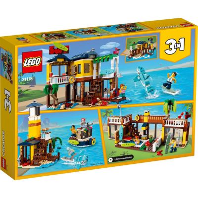 Конструктор LEGO Creator Плажна къща за сърф 31118