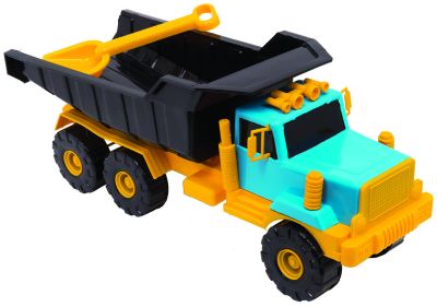 Детски пластмасов камион самосвал с лопатка - 59 см