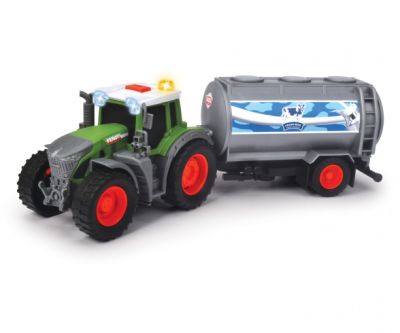 Трактор с ремърке Цистерна за мляко Dickie Toys - 203734000