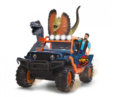Джип с ремарке и динозавър Dickie Toys 203837024