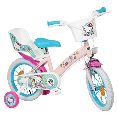 Детски велосипед с помощни колела Hello Kitty 1649 Toimsa 16"