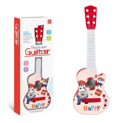 Детска електрическа китара китара Happy Розова 