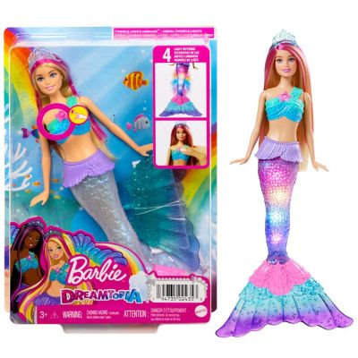 Кукла Барби Русалка със светлини DREAMTOPIA Fairies & Mermaids HDJ36