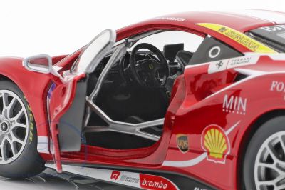 Метална кола Ferrari 488 Challenge #11 Bburago 1:24, 18/26308