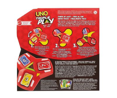 Карти за игра UNO за трима Mattel HCC21