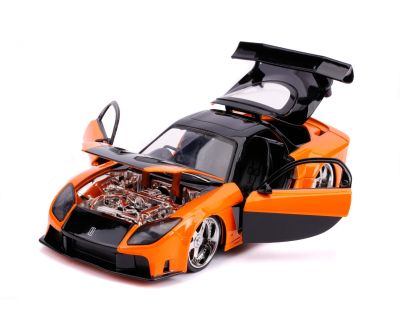 Метален автомобил Mazda RX-7 Fast & Furious 1:24 Jada Toys 253203058
