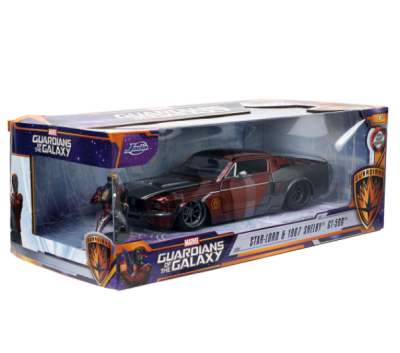 Метален автомобил Marvel Guardians Of The Galaxy Star Lord & 1967 Shelby GT-500 1:24 Jada Toys 253225019