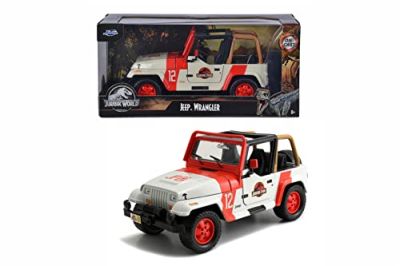 Метален автомобил Jurassic World Jeep Wrangler Off Road 1:24 Jada Toys 253253005