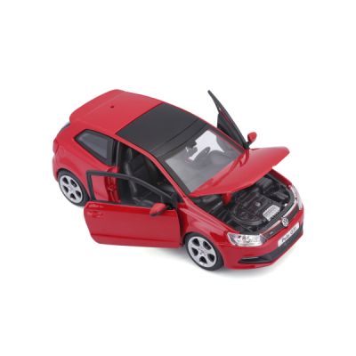 Метална кола VW Polo GTI Mark 5 Bburago 1:24  red