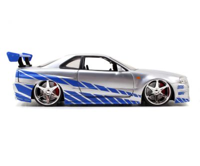 Метален автомобил Nissan Skyline Fast & Furious 1:24 Jada Toys 253203044