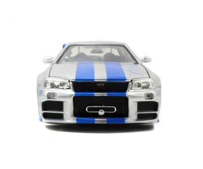 Метален автомобил Nissan Skyline Fast & Furious 1:24 Jada Toys 253203044