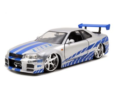 Метален автомобил Nissan Skyline Fast & Furious 1:24 Jada Toys 253203044