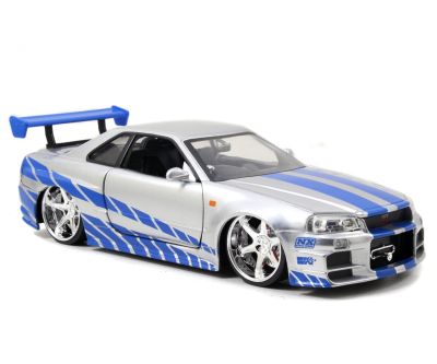 Метален автомобил Nissan Skyline Fast & Furious 1:24 Jada Toys 253203044