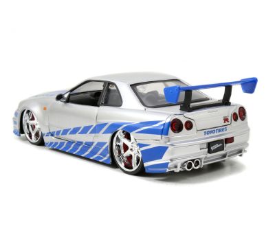 Метален автомобил Nissan Skyline Fast & Furious 1:24 Jada Toys 253203044