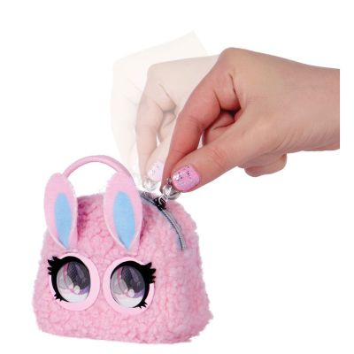 Мини чанта ключодържател Purse Pets pink