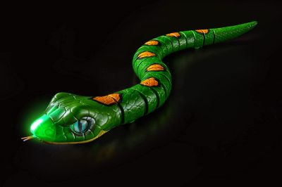 Zuru Robo Alive Junior Snake Движеща се интерактивна Робо змия зелена