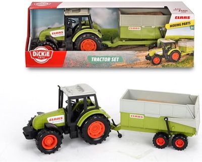 Трактор с ремърке Claas 36см Dickie Toys - 203736004