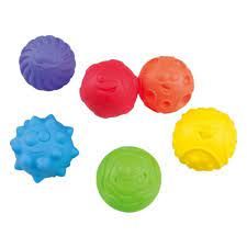 Комплект цветни релефни топки 6 бр. PLAYGO 2403