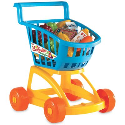 Детска количка за пазаруване с продукти DEDE