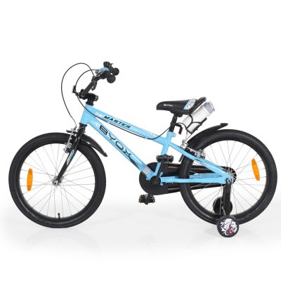 Детски велосипед Byox с помощни колела 20" MASTER PRINCE светло син