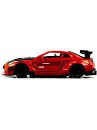 Метален автомобил със звук и светлини Nissan GT-R Nismo 1/24, RED