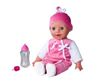 Мърмореща кукла бебе Laura с 24 бебешки звука Simba 105140489