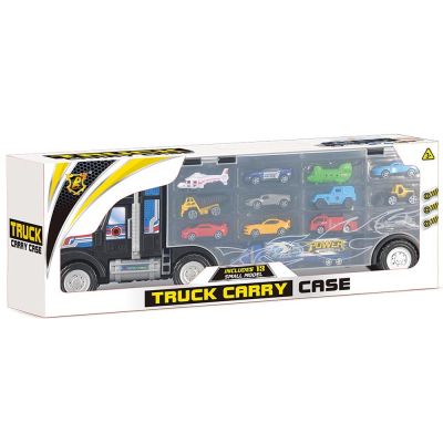 Камион автовоз куфар с 13 коли Truck Carry Case P886-A