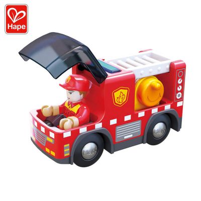 Дървена Пожарна кола със сирена HAPE H3737