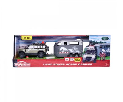 Метална количка с ремарке Land Rover Horse Carrier Majorette 213776000