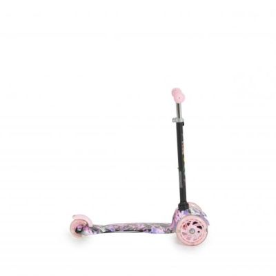 Тротинетка със светещи колела Fidget - розов