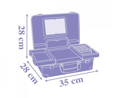 Козметичен куфар за красота Frozen Beauty Vanity Smoby 7600320153