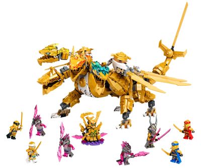 Конструктор LEGO Ninjago 71774 - Златният ултра дракон на Lloyd