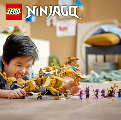 Конструктор LEGO Ninjago 71774 - Златният ултра дракон на Lloyd