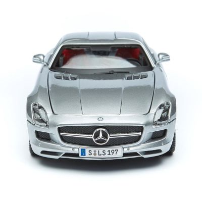 Метална колa Mercedes Benz SLS AMG Silver Maisto 1:18 - 31389
