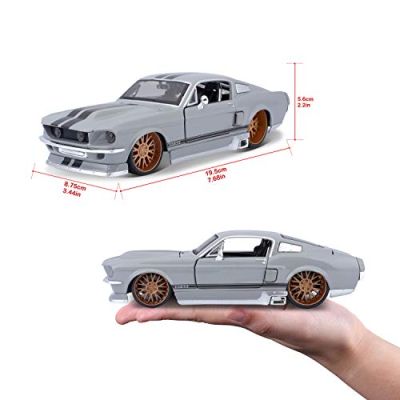 Метална кола Ford Mustang GT 1967 Classic Muscle Maisto 1:24 - 31094