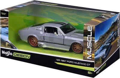 Метална кола Ford Mustang GT 1967 Classic Muscle Maisto 1:24 - 31094