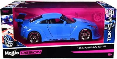 Метална кола Nissan GT-R Tokyo Mod Maisto 1:24 - 32526