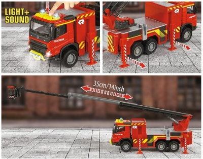 Камион пожарна Volvo Truck Fire Engine Majorette 213713000038