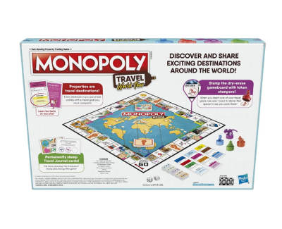 Занимателна Игра Монополи Околосветско пътешествие Monopoly F4007 - World Tour