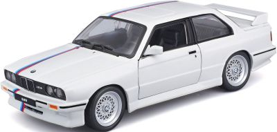 Метална кола BMW M3 1988 White Bburago 1:24  