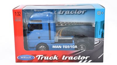Метален камион влекач MAN TG510A Welly 1:32 