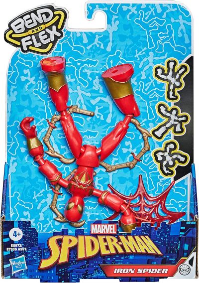 Огъваща се фигура Hasbro Marvel Spiderman Iron Spider - E8972