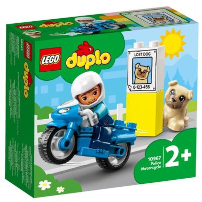 Конструктор LEGO DUPLO Полицейски мотоциклет 10967