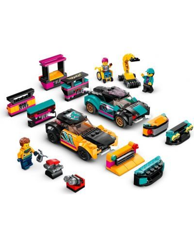 Конструктор LEGO City Great Vehicles 60389 - Сервиз за тунинговане