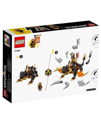 Конструктор LEGO NINJAGO 71782 - Земният дракон на Cole EVO