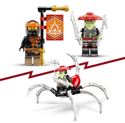 Конструктор LEGO NINJAGO 71782 - Земният дракон на Cole EVO
